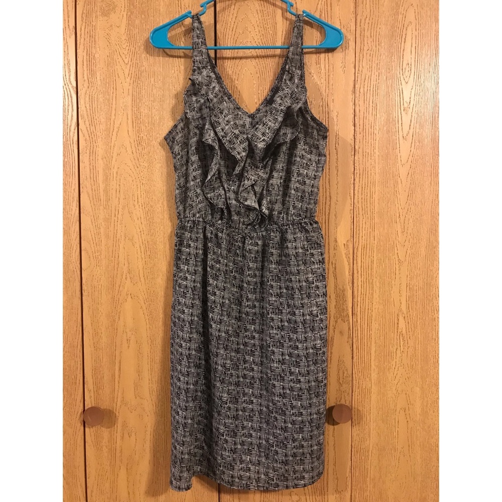 Mossimo Gray Patterned Dress